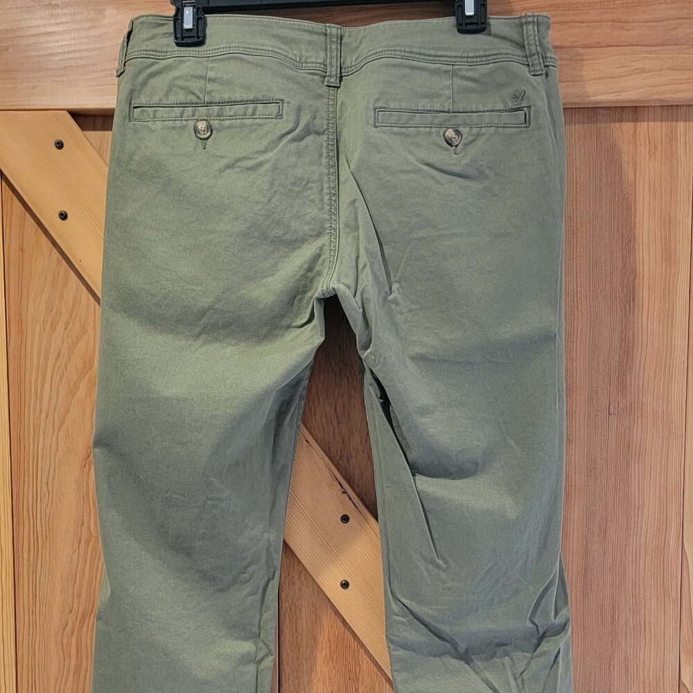 American Eagle Kick Boot Khakis - Size 8 Long - Picture 4 of 7